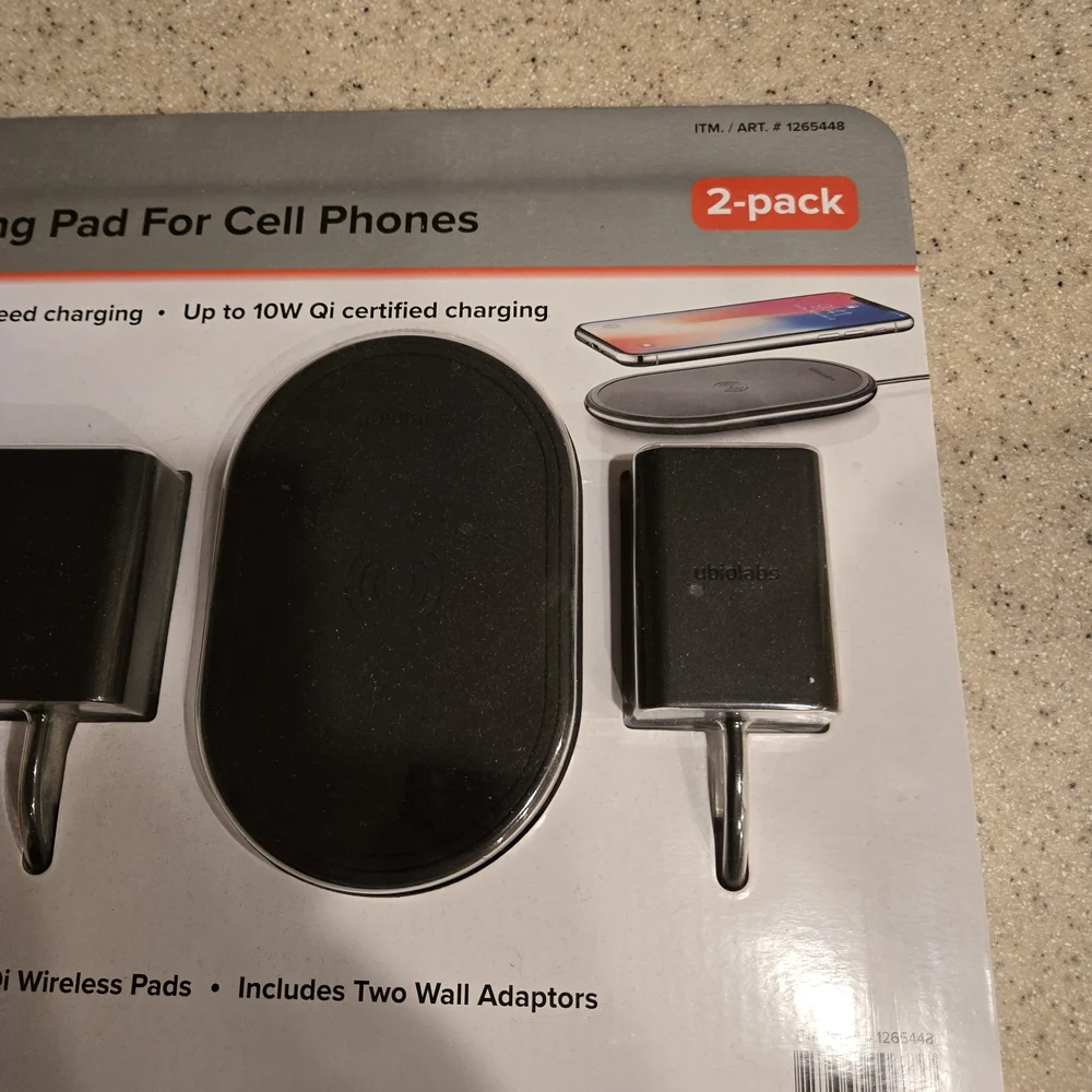 Phone Black Wireless Charging Pad Set